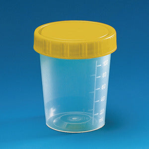 Beakers multiuso, PP, con tappo a vite, PE, sterili