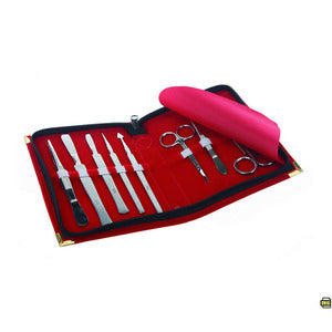 Set per dissezione, 8 pezzi, acciaio inossidabile