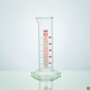 Cilindri graduati, vetro borosilicato 3.3, forma bassa, classe B