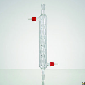 Condensatore secondo Allihn, in vetro borosilicato 3.3, oliva in PP