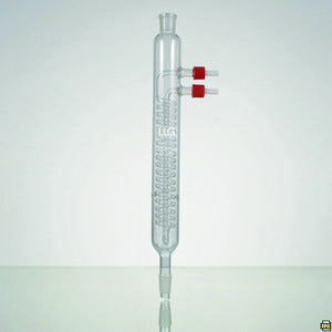 Condensatore secondo Dimroth, in vetro borosilicato 3.3, oliva in PP