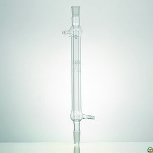 Condensatore secondo Liebig, in vetro borosilicato 3.3, oliva in vetro