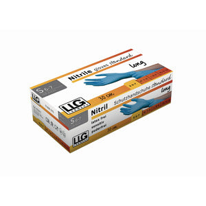 Guanti monouso Standard Long, nitrile, senza polvere