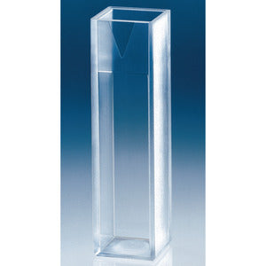 Cuvette UV monouso in plastica, macro