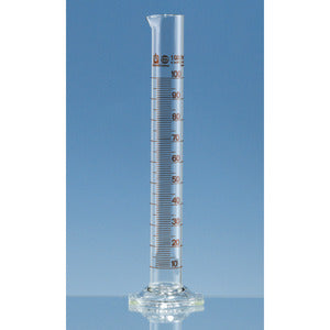 Cilindri graduati, vetro borosilicato 3.3, forma alta, classe A, marrone graduato