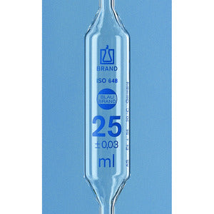 Pipette tarate, classe AS, vetro-AR, 1 tratto, graduazione blu