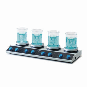 Agitatore magnetico multi-posizione con riscaldamento AM 4