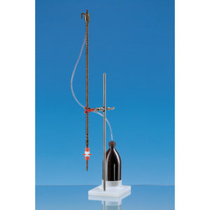 Burette automatiche compatte ambrate con bottiglia PE SILBERBRAND