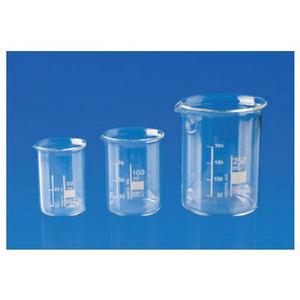 Beaker LLG, vetro borosilicato, forma alta