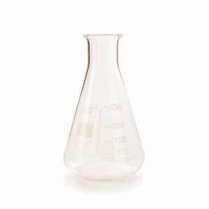 Beute Erlenmeyer LLG, collo stretto, borosilicato 3.3