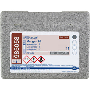 Test Nanocolor in provetta - determinazione manganese