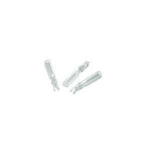 Inserti per vial 250 µL, vetro deattivato con piede in polimero, dim,. 5.6 x 30 mm