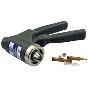 Crimpatrice per tappi in alluminio da 8 mm, manuale, ergonomica