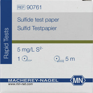 Cartine per test qualitativo solfuro: 5 mg/L S²⁻