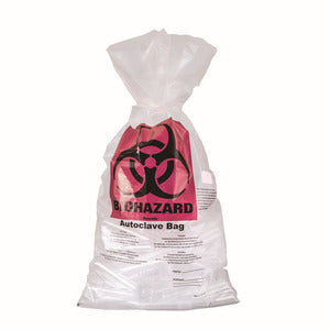 Sacchi per rifiuti, autoclavabili, biohazard, PP