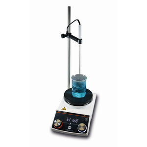 Agitatore magnetico  Hei-PLATE Mix'n'Heat, LLG Premium Line, incl. sensore di temperatura PT 1000 con supporto e asta