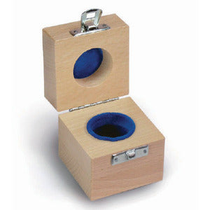 Scatole in legno per pesi di calibrazione, classi E1, E2, F1