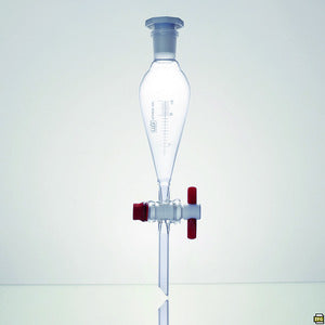 Imbuto separatore secondo Squibb, vetro borosilicato 3,3