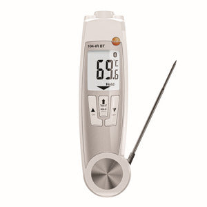Termometro a penetrazione/infrarossi testo 104-IR BT