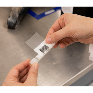 Etichette auto-laminanti criogeniche con terminale trasparente per stampante M710, in poliestere, B-461