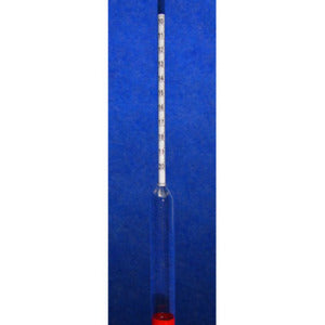 Igrometro Baumé, range 20-30 °Bé, divisione 0,1 °Bé, standard 15 °C, lunghezza ±260 mm