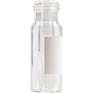 Vials collo a vite, N 9, 11.6x32.0 mm, vetro chiaro, con inserto integrato 0.2 mL